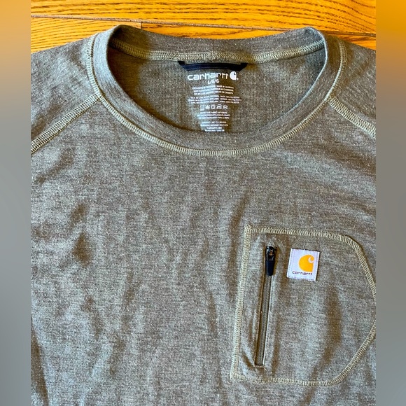 Carhartt Force Base-Layer Long Sleeve Under Shirt Mens Large - Picture 4 of 4